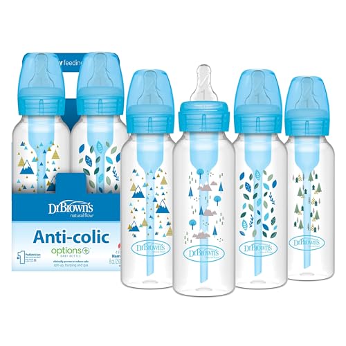 Dr. Brown's Anti-Colic Options+ 4-Pack Blue Nature