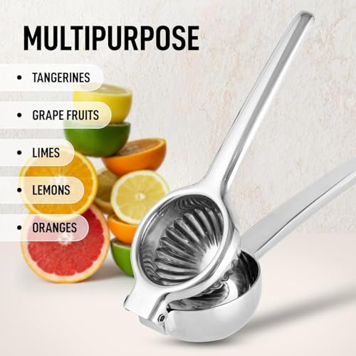 Professional metal lime squeezer