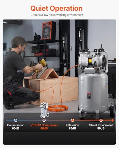 VEVOR compressor oil-free pump motor detail