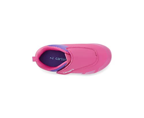 Fuchsia athletic cleat top down view