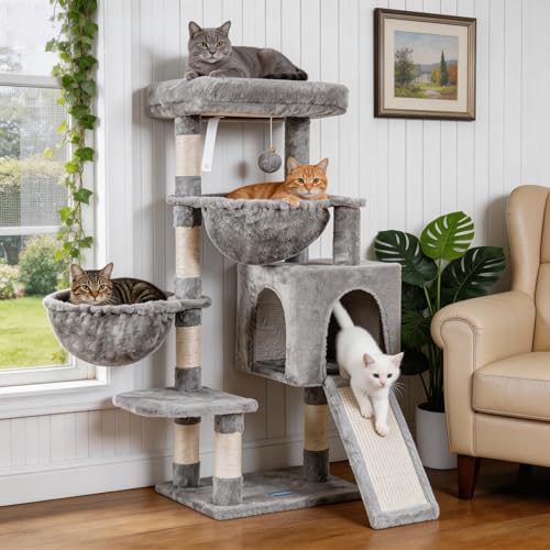 Hey-brother Cat Tree Tower full view