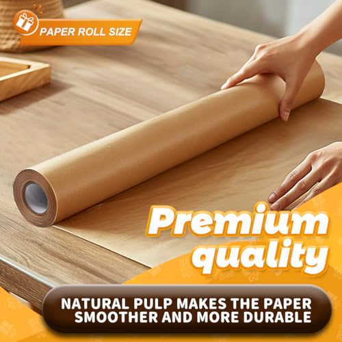 Kraft paper roll used for stylish gift wrapping