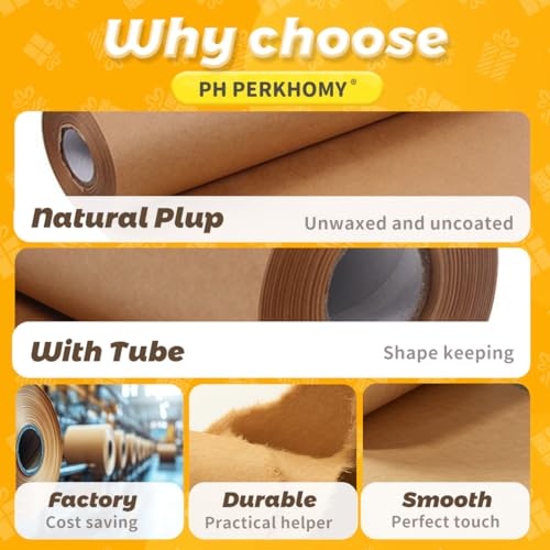 Standard view of the 50 foot kraft paper packaging