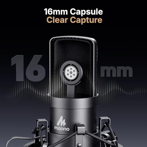 Close up of MAONO A04 shock mount