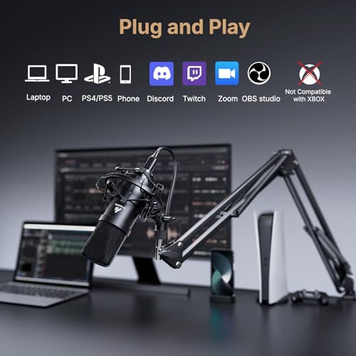 MAONO A04 USB cable and connections