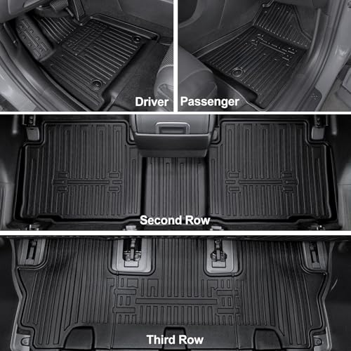 Rear seat coverage mats for Hyundai Santa Fe