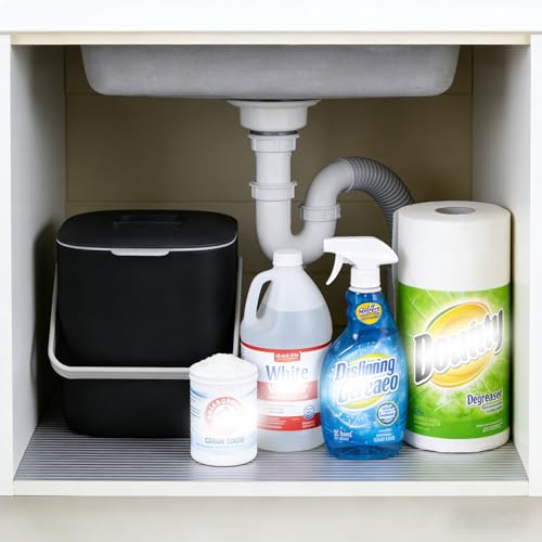 Smooth interior walls of the kitchen bin