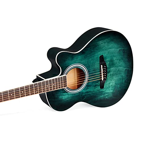 Close up of bridge on Winzz acoustic guitar