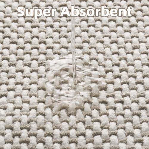 High-density chenille fibers on PADOOR rug