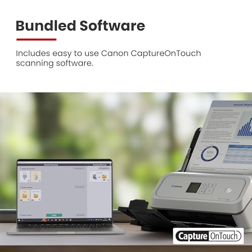 Canon imageFORMULA R40II with paper tray extended