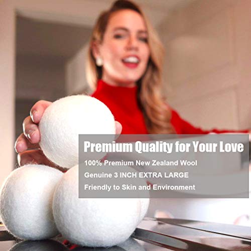 LEVIBASIC dryer balls in cotton storage bag