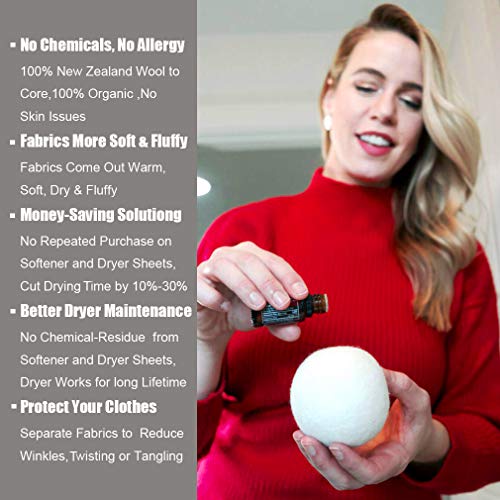 Eco-friendly dryer balls for laundry