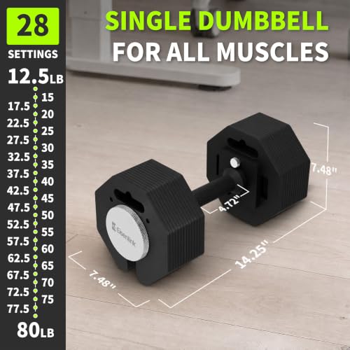 Eisenlink dumbbell contoured knurled handle grip