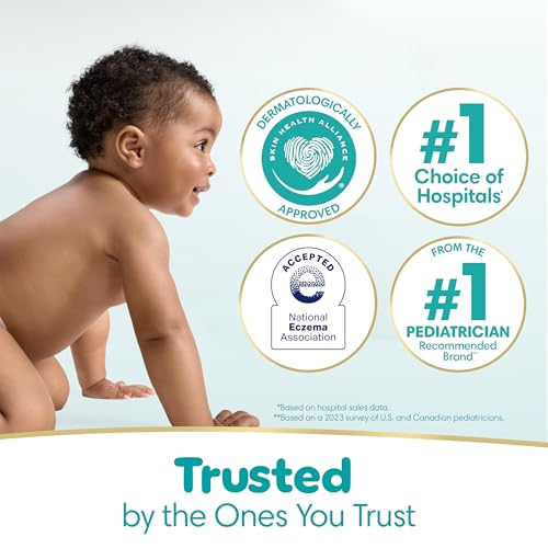 Front view of Pampers Sensitive wipe dispenser