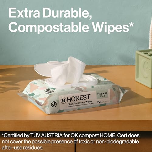 Close up of the compostable wipe texture