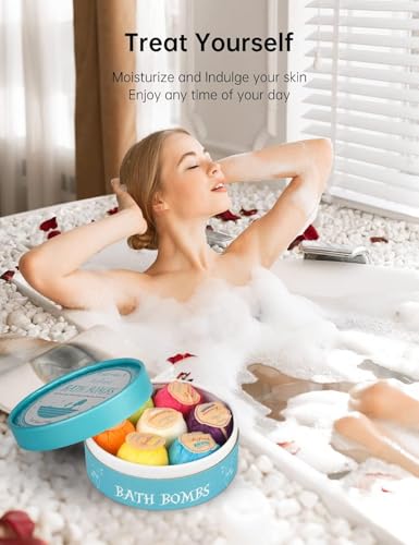 User enjoying a bath with Aofmee fizzies