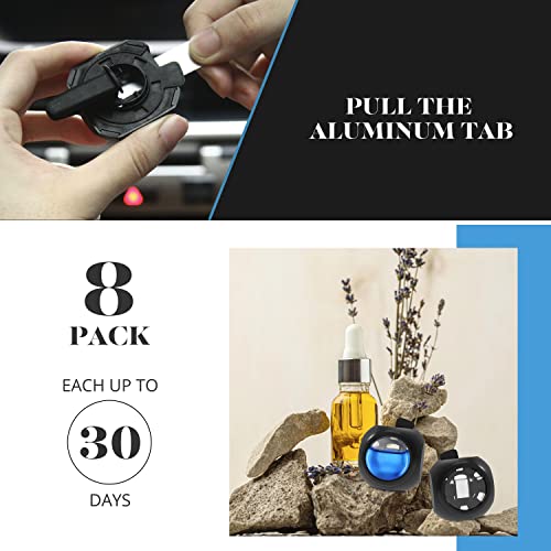 DriveJoy car freshener black vent clip design