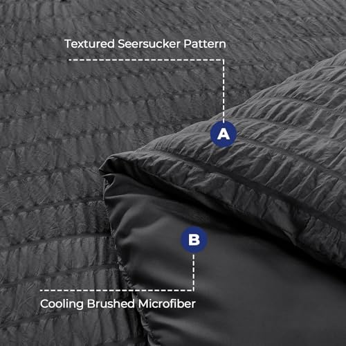View of the included fitted and flat sheets