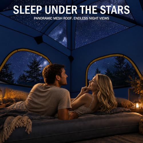 78 inch center height of BravArrk camping tent
