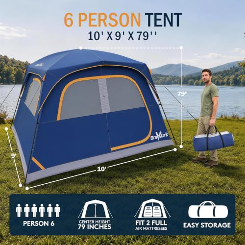 BravArrk family tent setup process