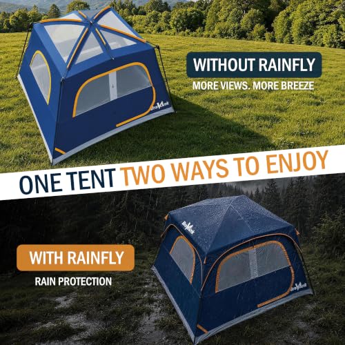 Waterproof fabric detail on BravArrk tent