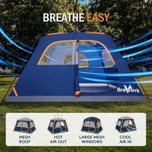 BravArrk tent stored in carry bag
