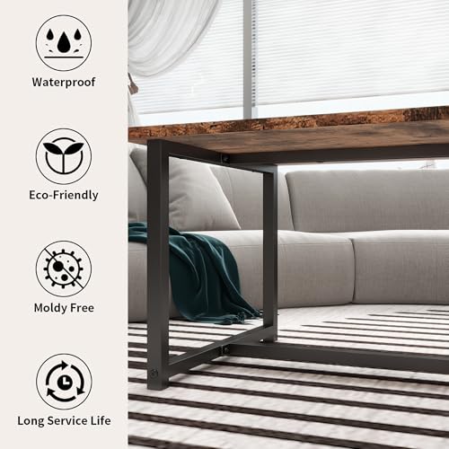 Dimensions diagram for VERFARM coffee table