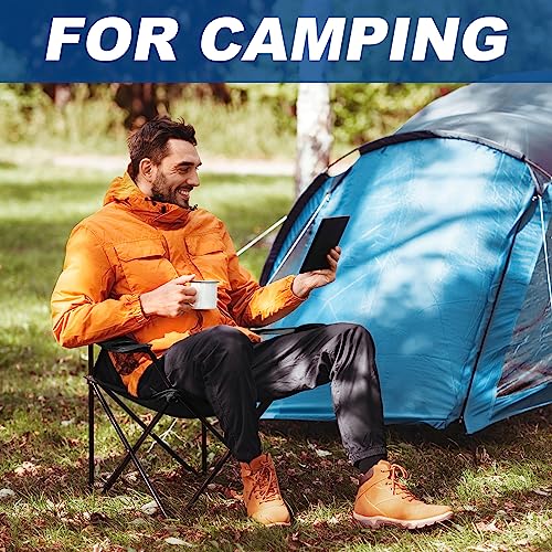 Side view of WEIDIORME camping chair frame