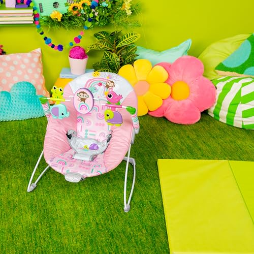 Bright Starts bouncer folded for storage
