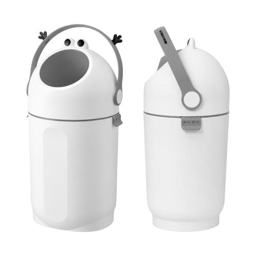 CozyGlosch Odor-Locking Diaper Pail full view