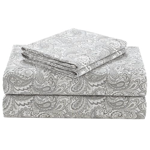 Comfort Spaces Queen Paisley Multi sheet set folded