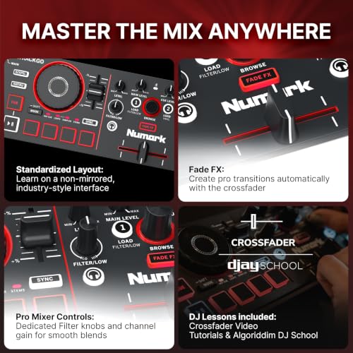 Numark MixTrack Go jog wheel close up