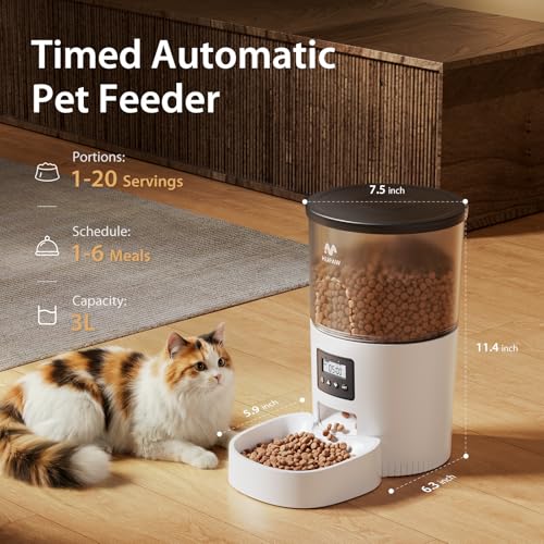 IMIPAW 3L Automatic Cat Feeder food tray detail
