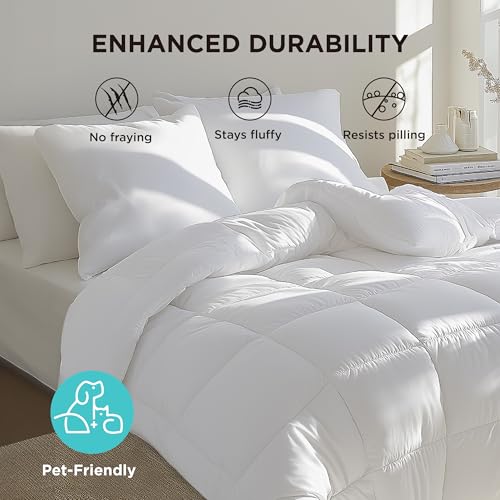 Bedsure queen comforter in bedroom setting