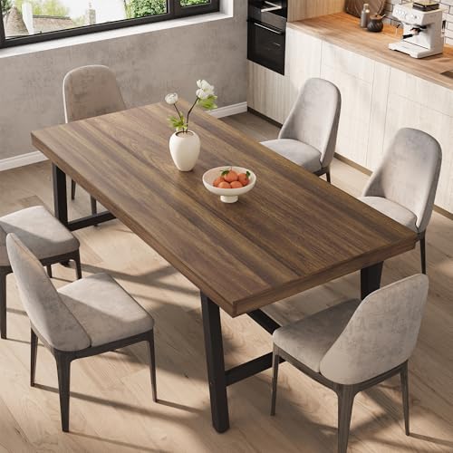 GarveeHome dining table set for dinner with 6 chairs
