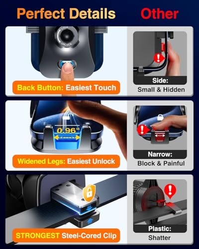 VANMASS mount cradle holding a smartphone securely