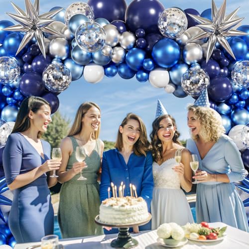 Decorated birthday arch with LANGASQUE kit
