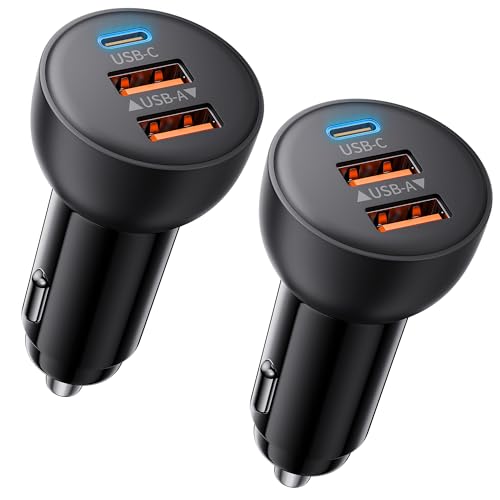 power-7 70W USB C Car Charger 2 Pack