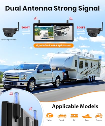 Close up of magnetic mount for truck camera