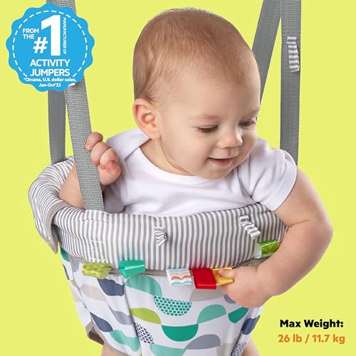 Bright Starts Playful Parade door frame clamp mechanism