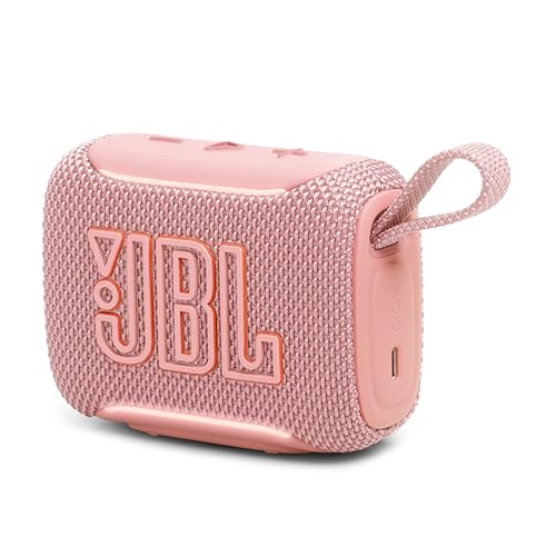 JBL Go 5 pink speaker side profile
