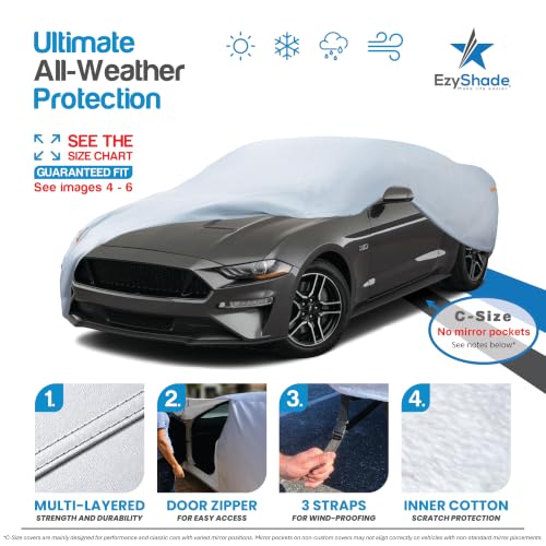EzyShade C1 cover side profile with reflective strips