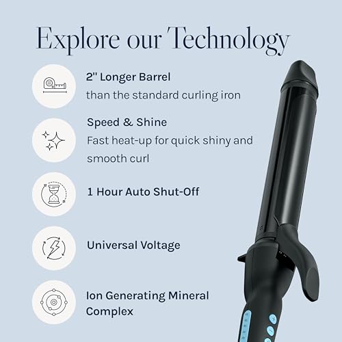 Side profile of the Bio Ionic hair styling tool