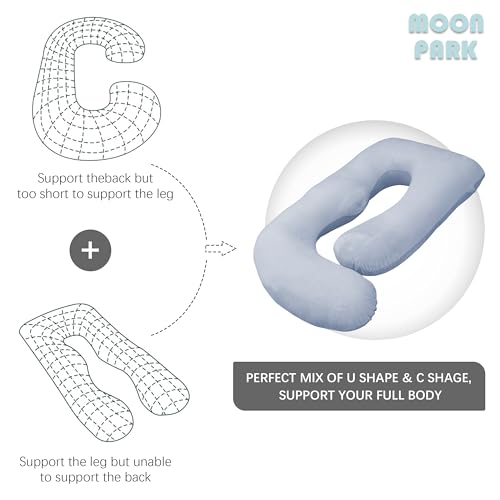 MOON PARK pillow used for side sleeping support
