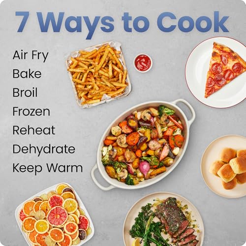 Chefman air fryer viewing window closeup