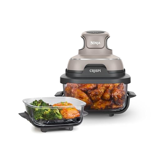 Ninja Crispi Glass Air Fryer full set in Stone