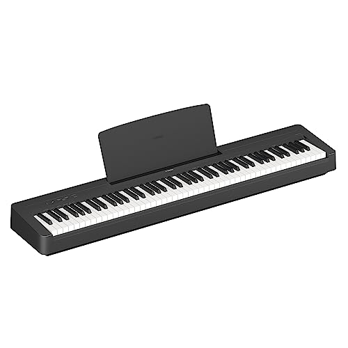 Yamaha P-143 weighted keybed close-up