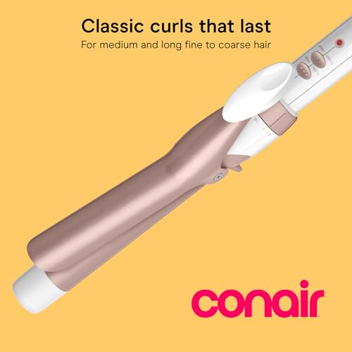 Conair CD701L curling iron in white and rose gold