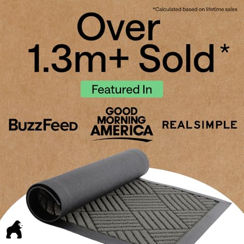 Natural rubber backing of GORILLA GRIP mat