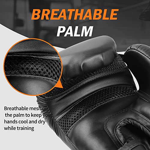 FIVING Boxing Gloves breathable mesh panel
